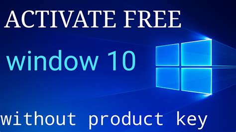 How to activate Windows 10 without product key free?