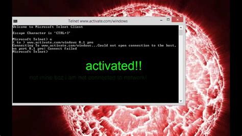 How to activate a user in cmd?