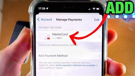 How to add another payment method on iPhone with Family Sharing?