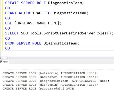 How to add role in SQL?