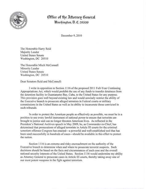 How to address a letter to the United States Attorney General?