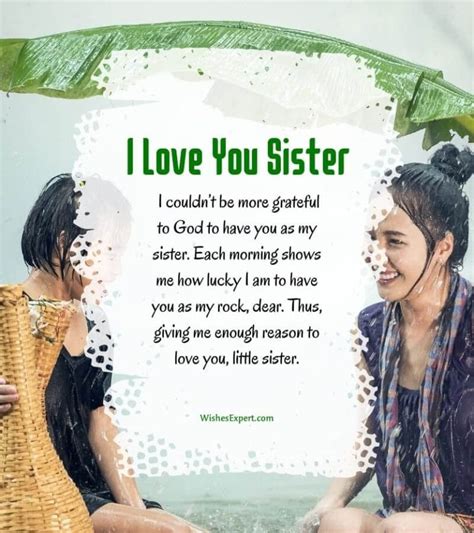 How to adore your sister?