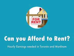 How to afford rent in Toronto?