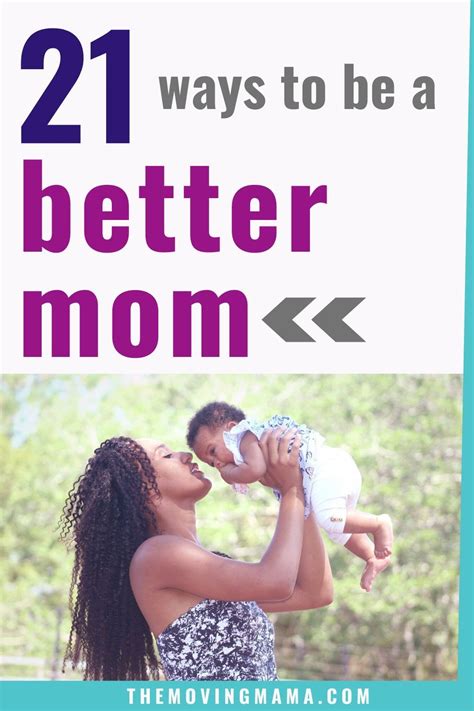 How to be a better mom?