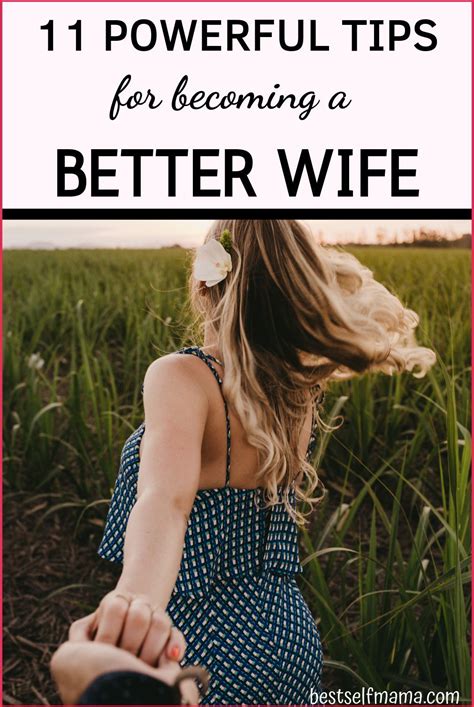 How to be a better wife?