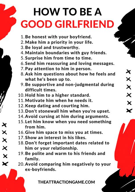 How to be a good girlfriend?
