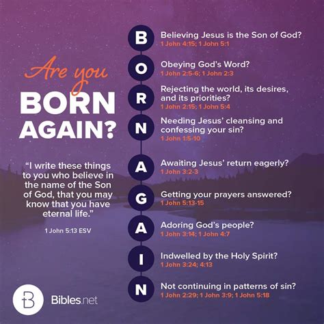 How to be born again?