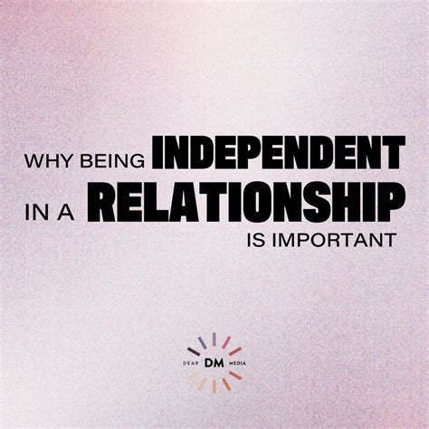 How to be independent in a relationship when you live together?