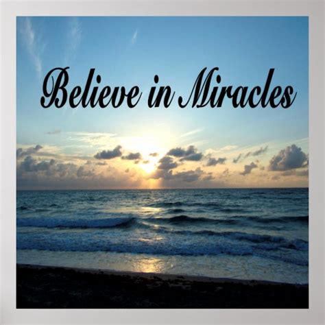 How to believe in God's miracles?