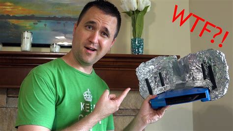 How to boost WiFi signal with aluminum foil?