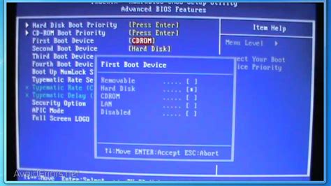 How to boot BIOS from CD?
