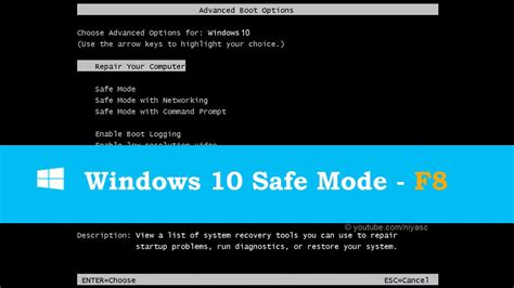 How to boot Windows 10 Safe Mode?