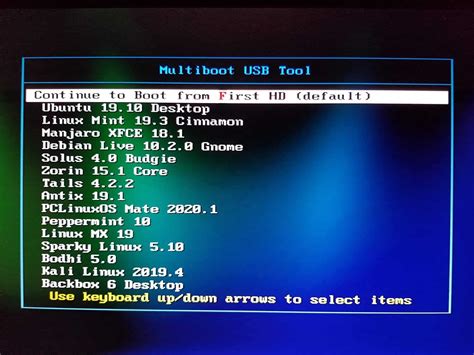 How to boot a Linux system from USB?