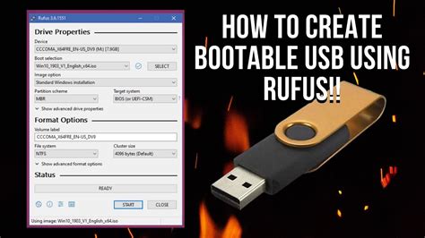 How to boot from USB Windows 10 Rufus?