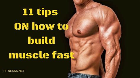 How to build muscle fast?