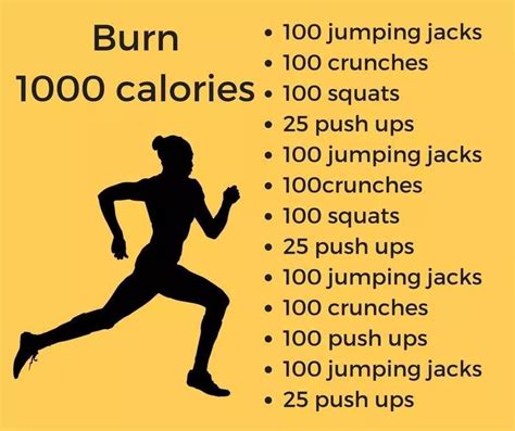 How to burn 1 calorie?