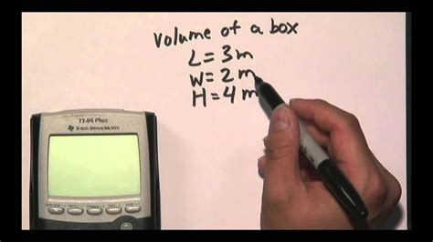 How to calculate cubic meters?