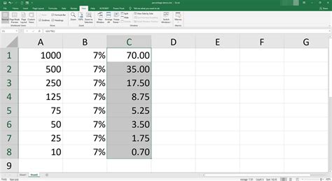 How to calculate percentage in Excel?