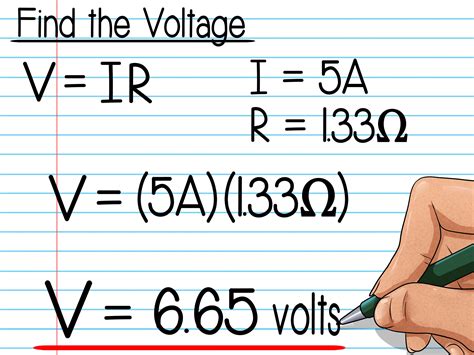 How to calculate voltage?