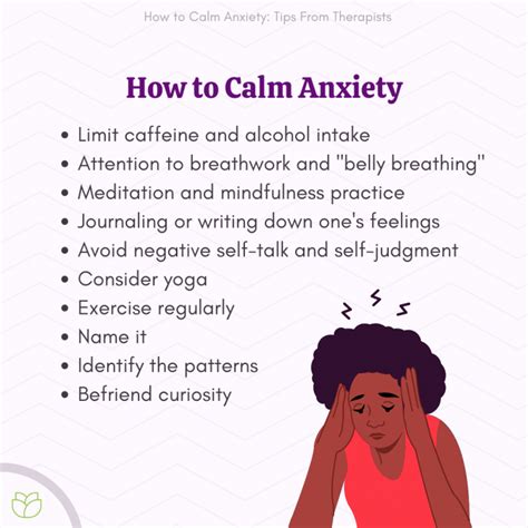 How to calm anxiety?