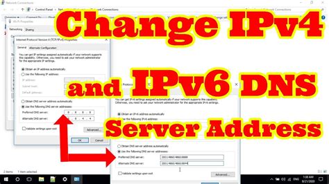 How to change IPv6 to IPv4?