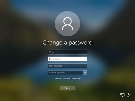 How to change Windows 10 password?