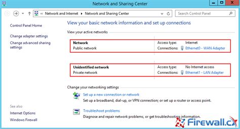 How to change network from public to private Windows Server 2012 r2?