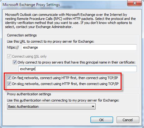 How to check Microsoft Exchange connection status Outlook 2010?