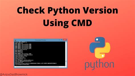 How to check Python in cmd?