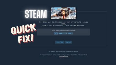 How to check your Steam age?