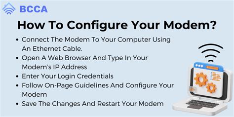 How to configure a modem?