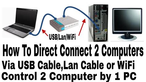 How to connect 2 computers together?