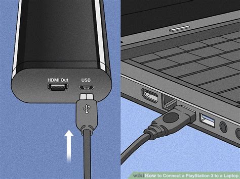 How to connect PS3 to laptop?