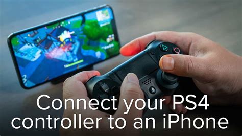 How to connect PS4 to iPhone?