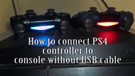 How to connect PS4 without USB?