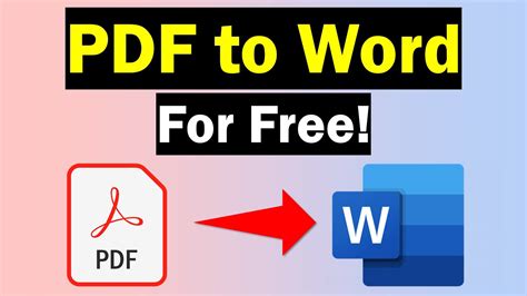 How to convert PDF to Word?