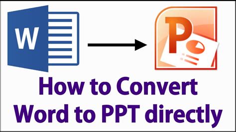 How to convert Word to PowerPoint?