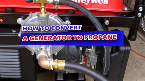 How to convert a gas engine to propane?