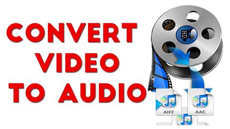 How to convert video into audio?
