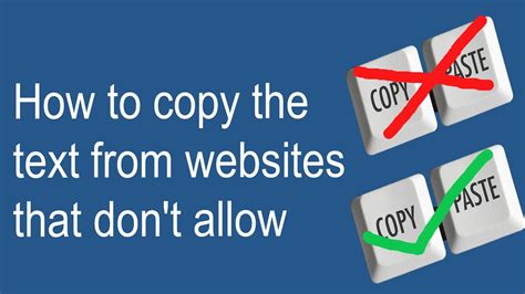 How to copy text from websites that don t allow copy paste?