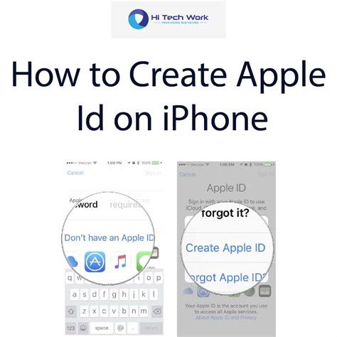 How to create Apple ID?