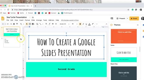 How to create Google Slides?