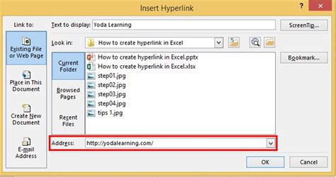 How to create a hyperlink?