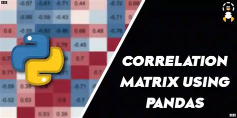 How to create a matrix using pandas?