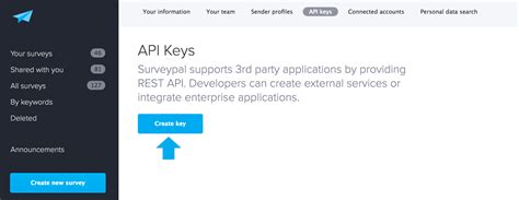 How to create an API key?