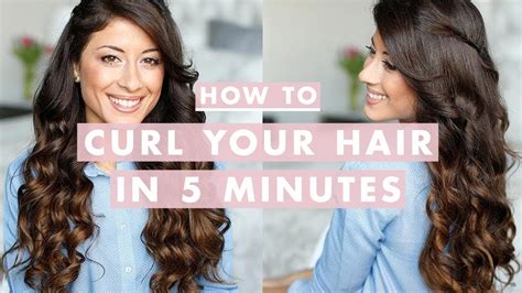 How to curl your hair in 5 minutes?