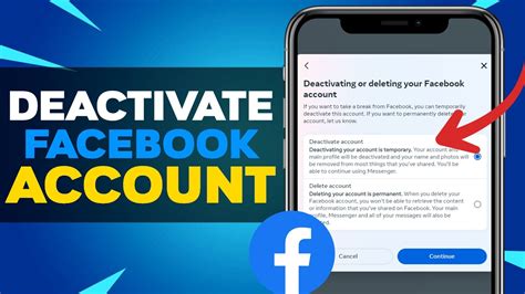 How to deactivate fb 2024?