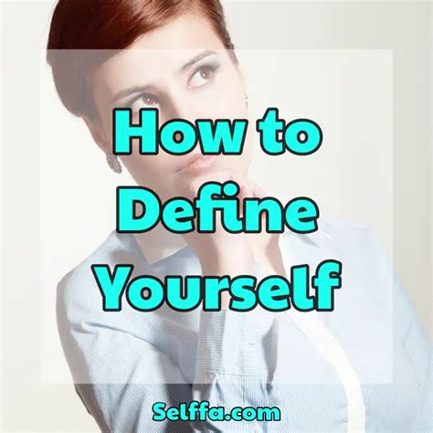 How to define myself?