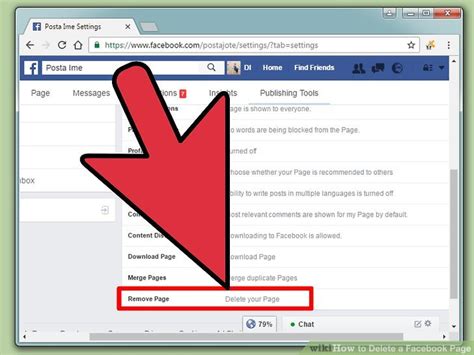 How to delete Facebook Page?