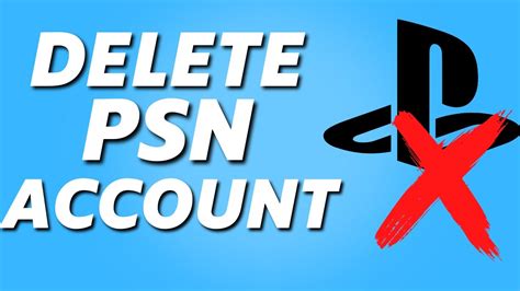 How to delete a PlayStation account?